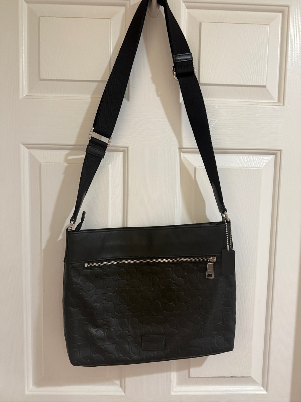 Coach Black Bag with Thicker Strap